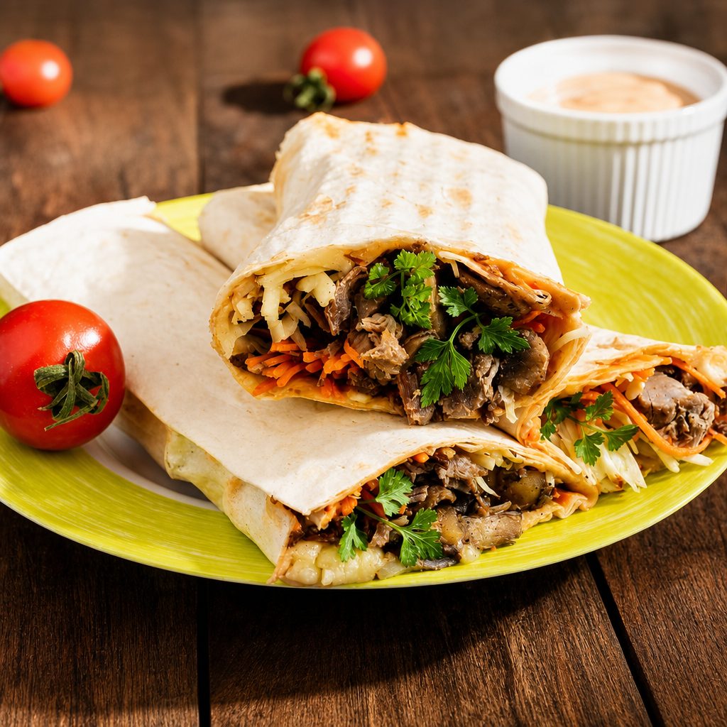 Lunch Chipotle Burritos.