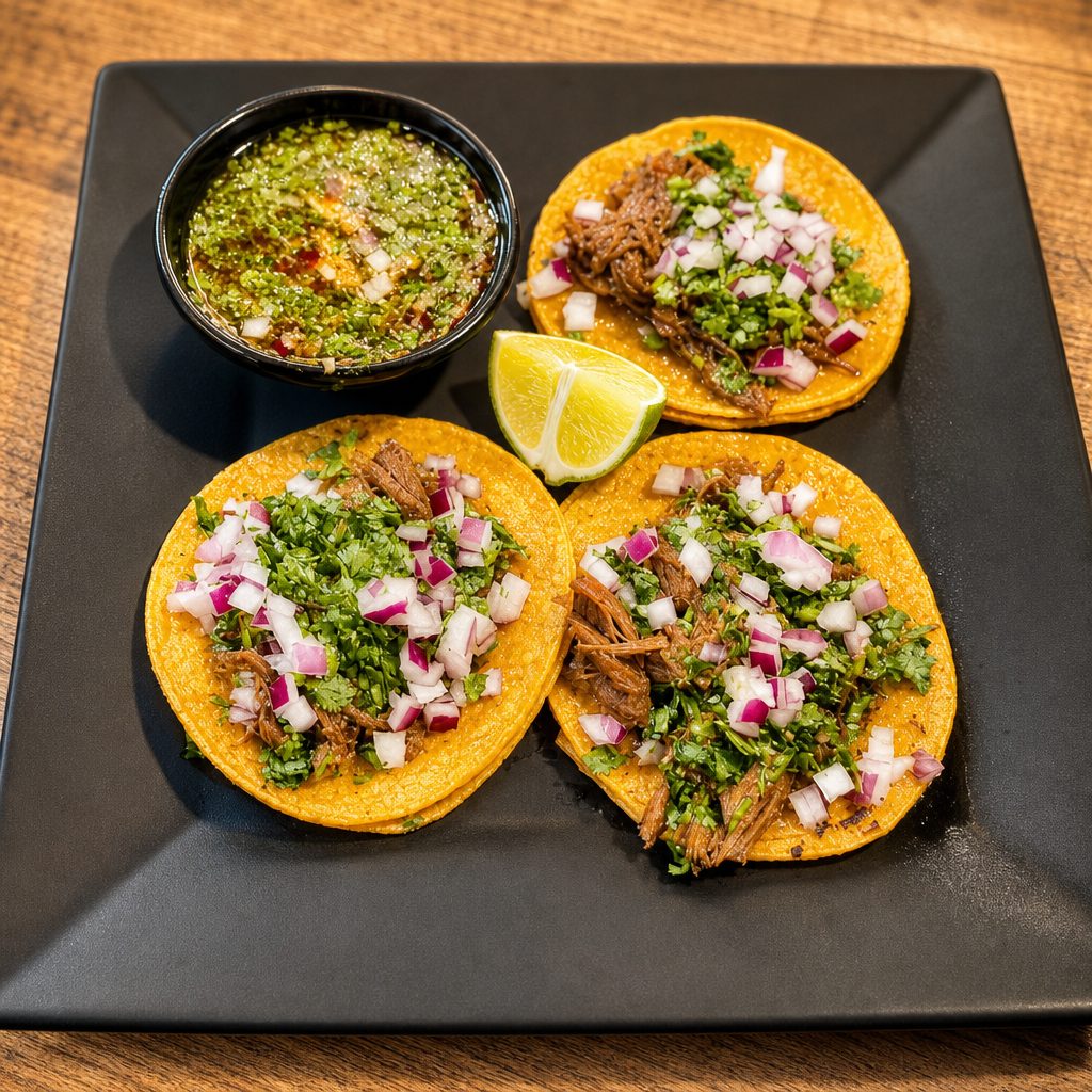 Birria Tacos.