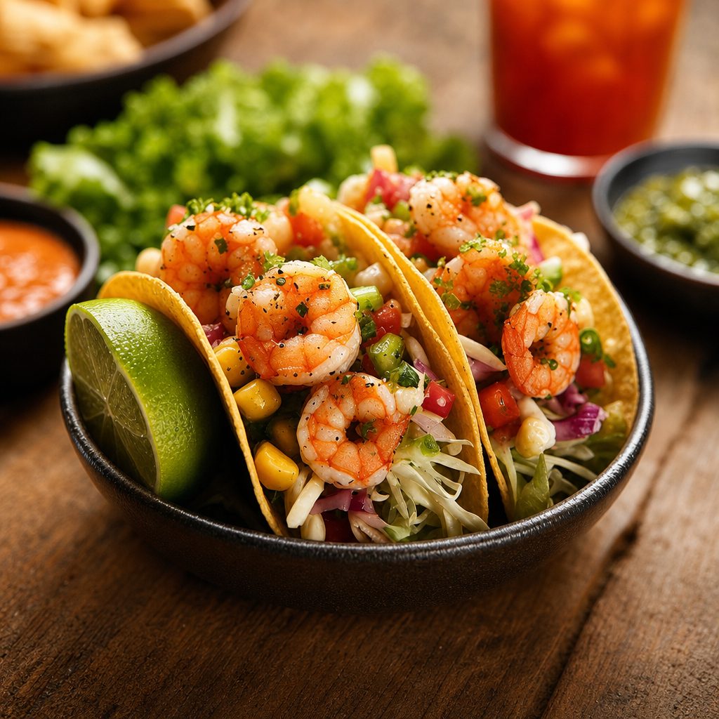 Shrimp Tacos.