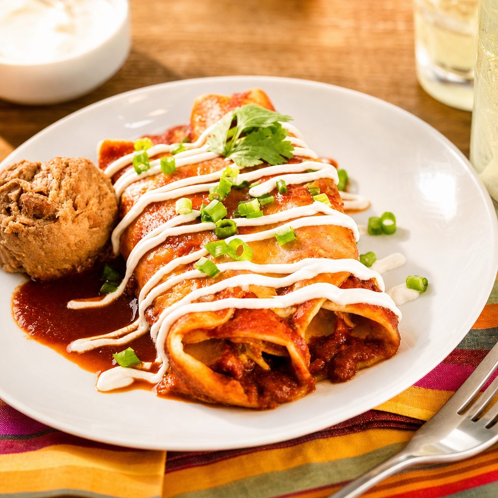 Enchiladas Poblano.