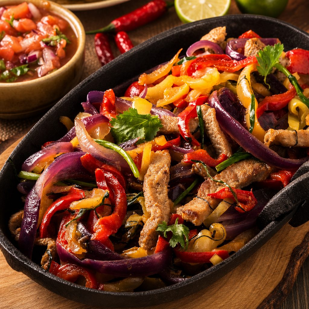 Carnitas fajita.