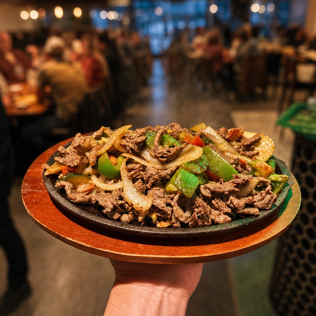 Beef Fajitas.