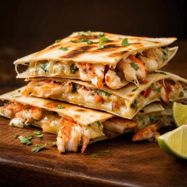 Shrimp Quesadilla.