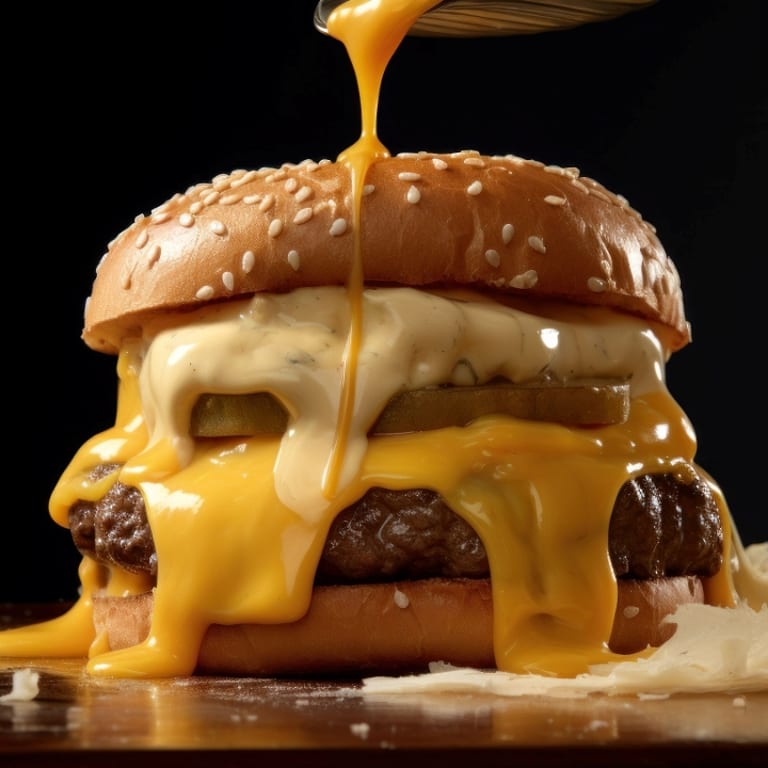 Indulge in Our Cheeseburger